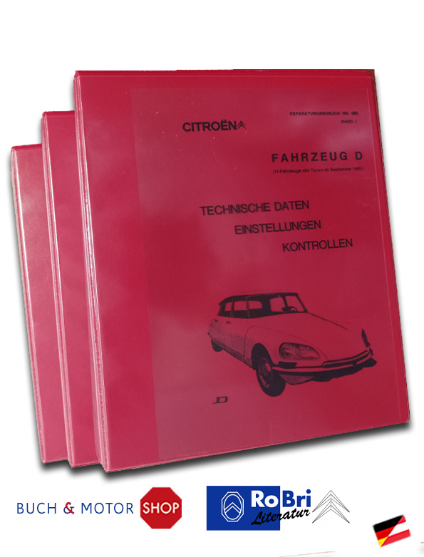 Citroën D Reparaturhandbuch Nr. 583 3 Bd.